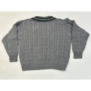 Knit Cotton Sweater Mens Size XL Varsity Preppy Academia